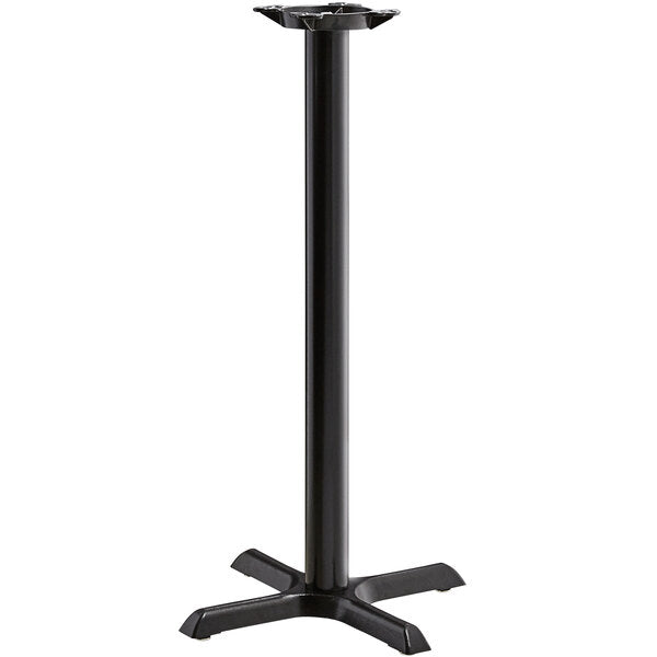 22" x 22" Cross Leg Bar Height Table Base