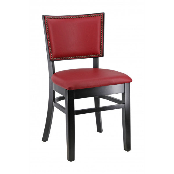 Wood Dining Chair & Matching Barstool #G481/G981 <br><span style="color: #ff8000;">Black or Walnut  Frame Finish
