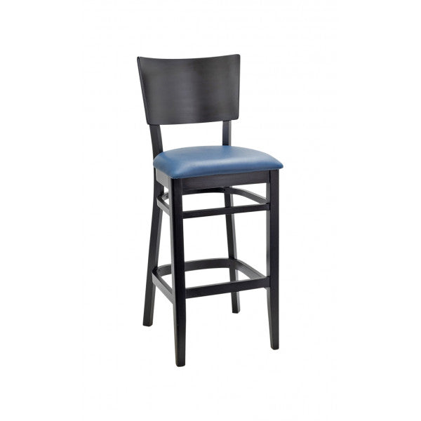 Wood Dining Chair & Matching Barstool #G481/G981 <br><span style="color: #ff8000;">Black or Walnut  Frame Finish