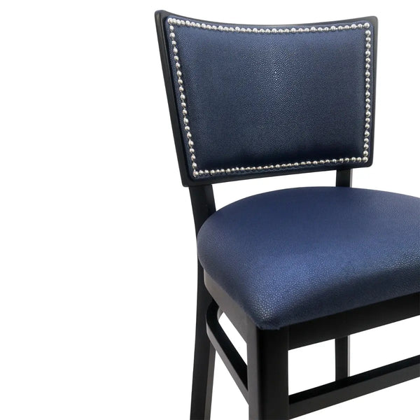 Wood Dining Chair & Matching Barstool #G481/G981 <br><span style="color: #ff8000;">Black or Walnut  Frame Finish