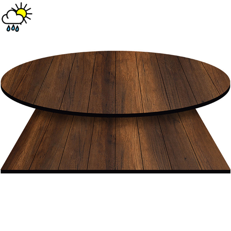 COMPCOR Quick Ship Indoor/Outdoor Table Tops – Knotty Oak