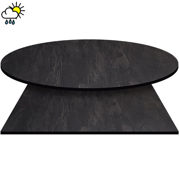 COMPCOR Quick Ship Indoor/Outdoor Table Tops – Raven Slate