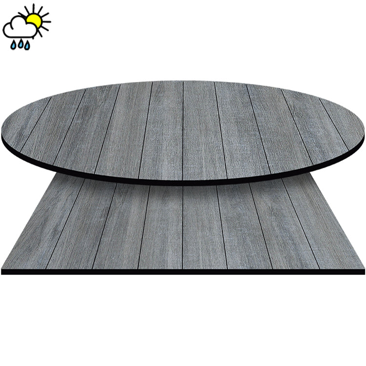 COMPCOR Quick Ship Indoor/Outdoor Table Tops – Weathered Pewter