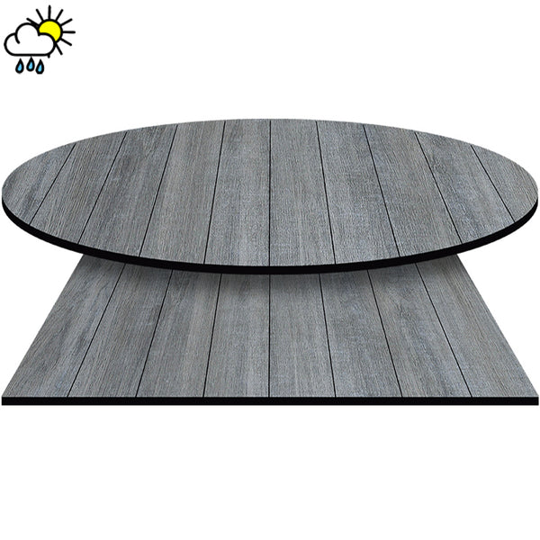 COMPCOR Quick Ship Indoor/Outdoor Table Tops – Weathered Pewter
