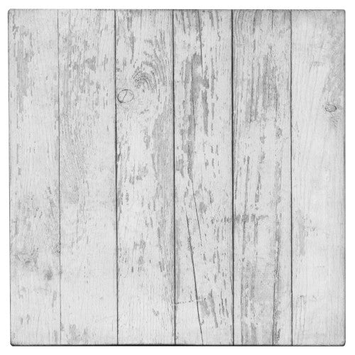 Outdoor / Indoor High-Density Composite Table Tops in Antique Rustic White)