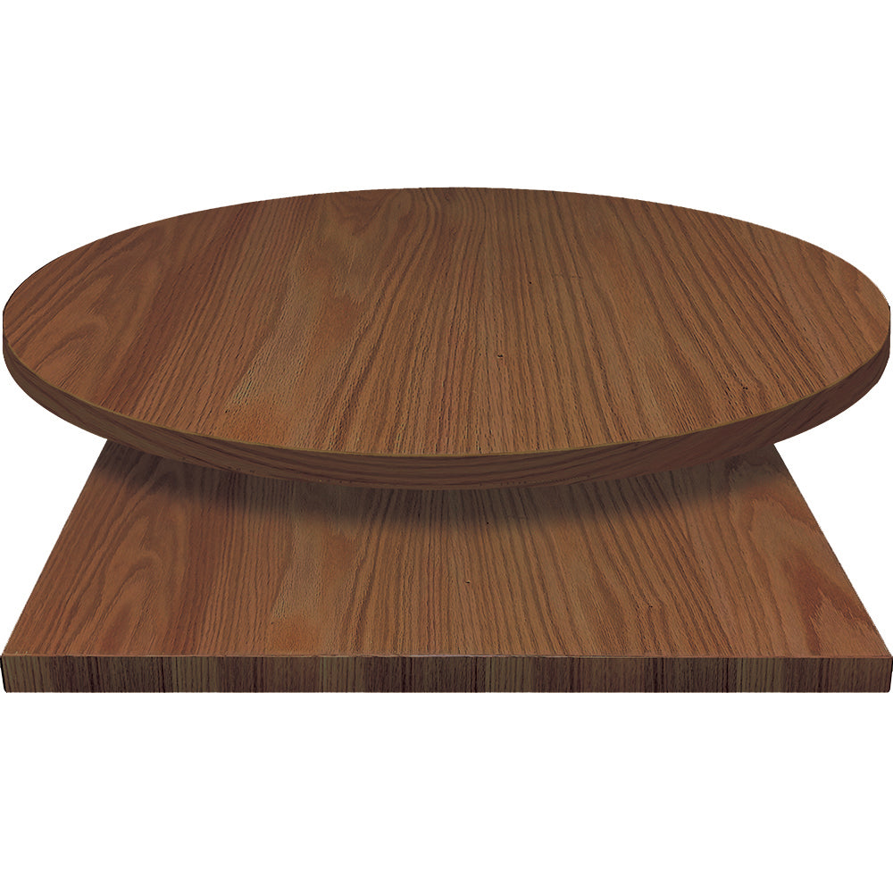 Custom Wood Veneer Table Tops Made To Order in American Walnut Stain