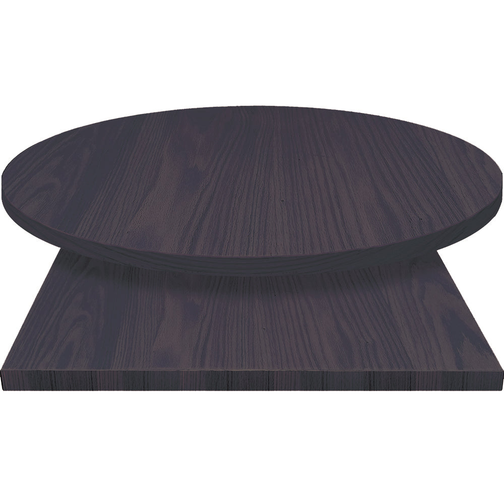 Custom Wood Veneer Table Tops Made To Order in Rich Earth Stain