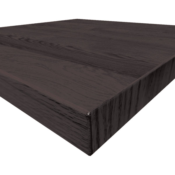 Custom Wood Veneer Table Tops Made To Order in Rich Earth Stain