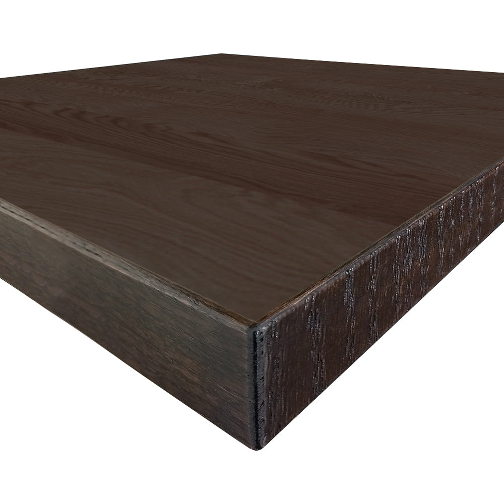 Custom Wood Veneer Table Tops in Dark Walnut Stain