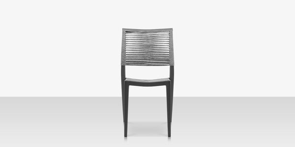 Chloe Rope Style Outdoor Dining Chair <span style="color: #ff8000;" data-mce-style="color: #ff8000;">Bronze or Pewter</span>