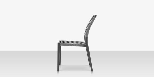 Chloe Rope Style Outdoor Dining Chair <span style="color: #ff8000;" data-mce-style="color: #ff8000;">Bronze or Pewter</span>