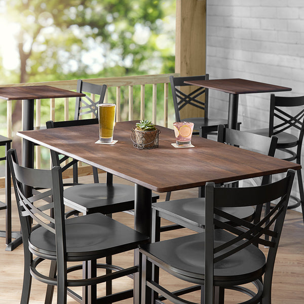 Wood Table Top - Butcher Block Vintage Finish