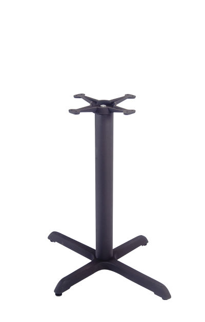 24" x 30"  3-Piece Cross Leg Table Base- Indoor Standard Dining Ht. #T2430-3 - Restaurant Chairs Direct.COM