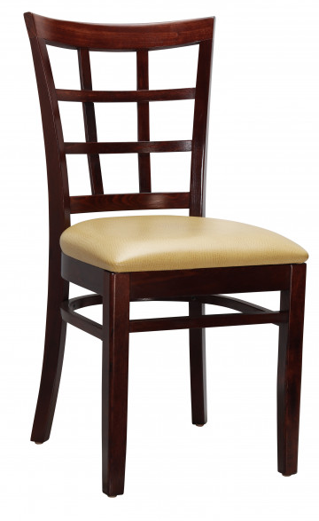 Wood Window Back Chair & Matching Barstool #G450/G950 <br><span style="color: #ff8000;">5 Frame Colors