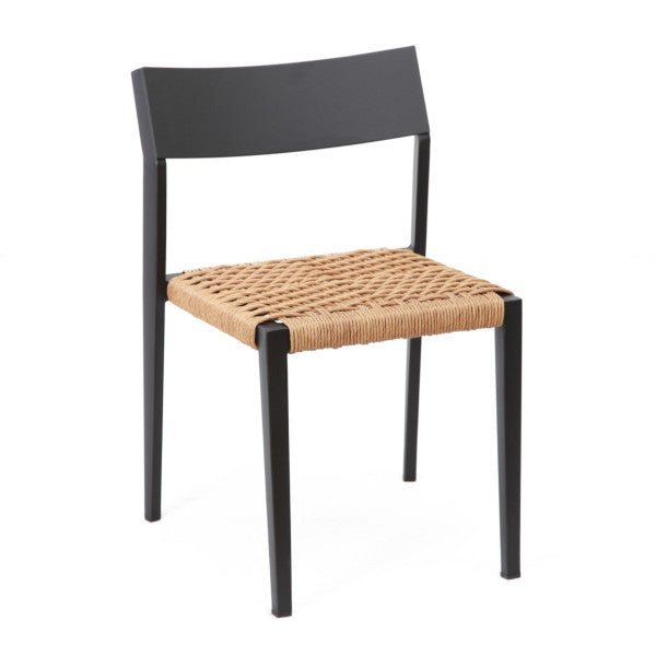 Aluminum Indoor/Outdoor Bar Stool with Rope Style Seat #200