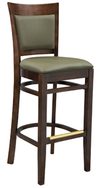Wood Chair & Matching Barstool #G410/G910 <span style="color: #808080;"><br> with Standard Vinyl Seats</span><br><span style="color: #ff8000;">Chair $149.99, Stool $169.99</span>