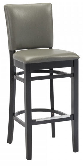 Wood Fully Upholstered Chair & Matching Barstool #G457/G957 <br><span style="color: #ff8000;">4 Frame Colors</span>