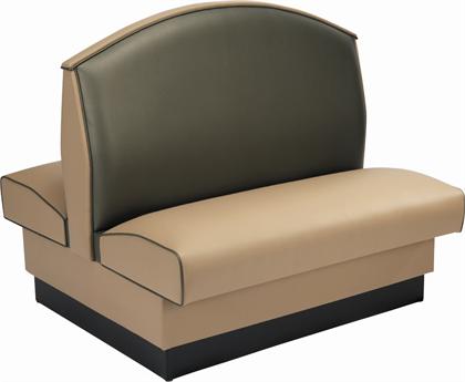 Fan Back Upholstered Booth #AT-FB - Restaurant Chairs Direct.COM