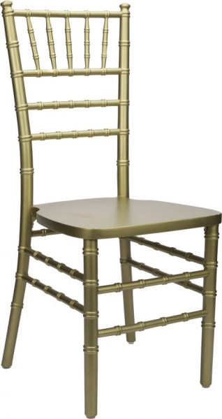 Gold Steel Core Banquet Chair #CH-RG-ST-AX-T