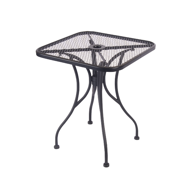 Wrought Iron Style Outdoor Table 24" Square - Restaurant Chairs Direct.COM
