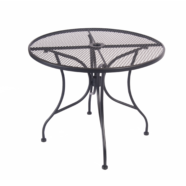 Wrought Iron Style Outdoor Table 36" Round - Restaurant Chairs Direct.COM