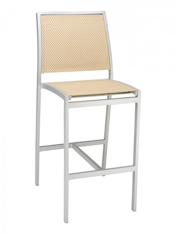 Aluminum Frame Bar Stool with Textile Seat & Back  #F5724S - Restaurant Chairs Direct.COM