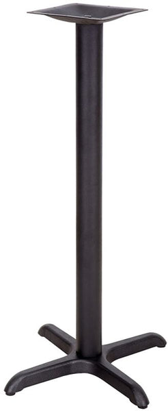 22'' x 22'' Restaurant Cross Leg Table Base BAR HEIGHT #TB2222-B - Restaurant Chairs Direct.COM