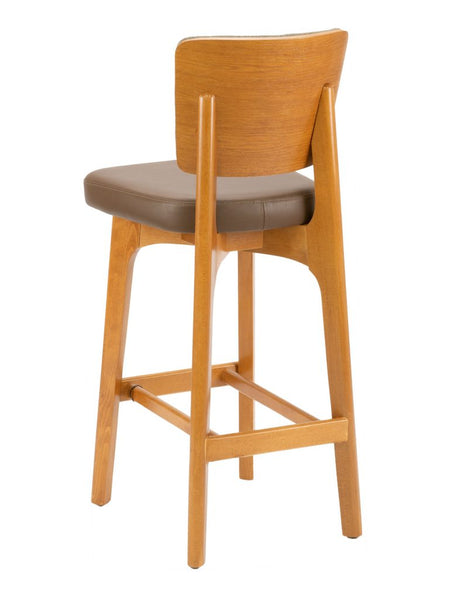 Wood Bar Stools, Solid European Beechwood #FL24B