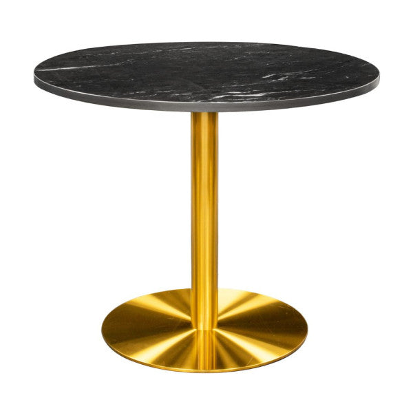 Sintered Stone Indoor Outdoor Table Tops Cosmic Black 30" x 30"