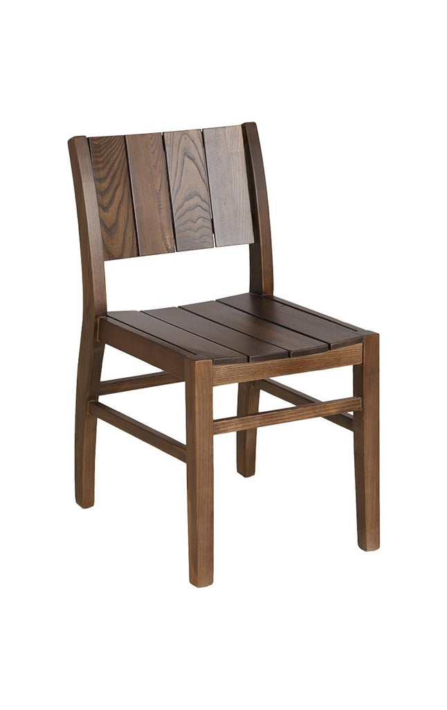 Indoor Elmwood Chair in Walnut Finish #E1224
