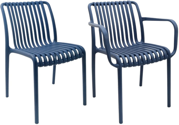 Outdoor -  Indoor Resin Chair # G211 Blue