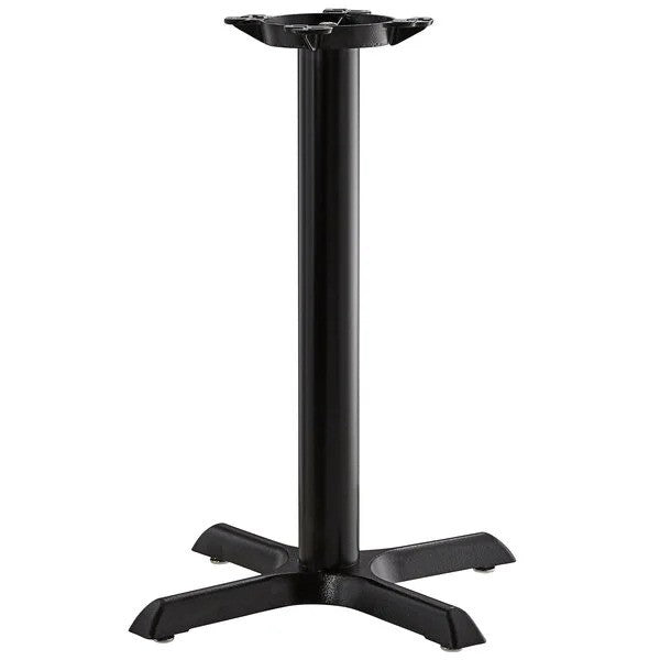 22" x 22"  3-Piece Cross Leg Table Base- Indoor Standard Height #T2222-3 or Bar Height