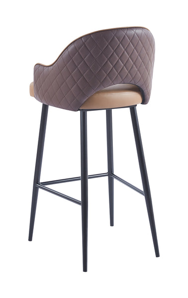 Upholstered Barstool #34-BS-Brown