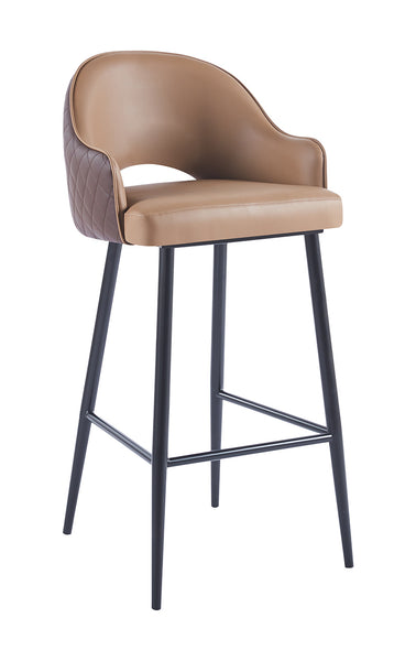 Upholstered Barstool #34-BS-Brown