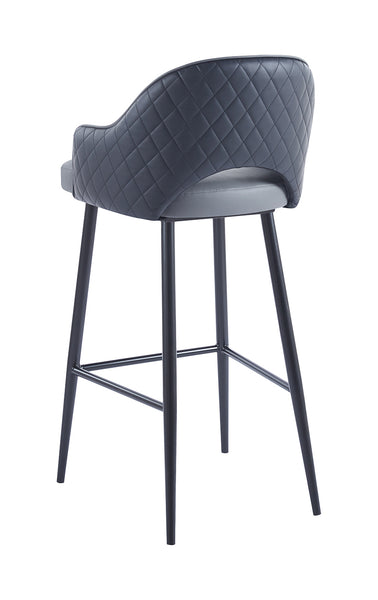 Upholstered Barstool #34-BS Gray