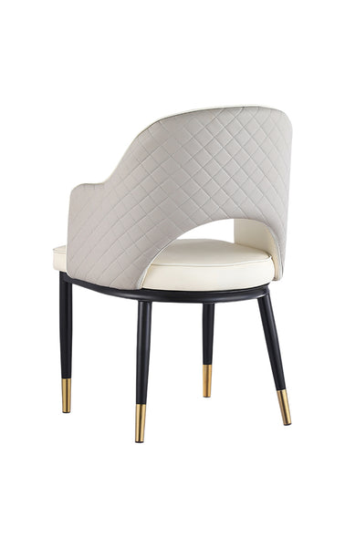 Upholstered Chair #34-White