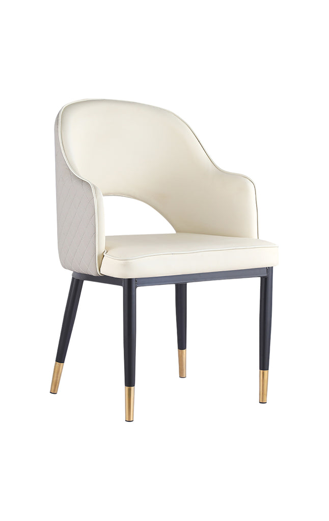 Upholstered Chair #34-White