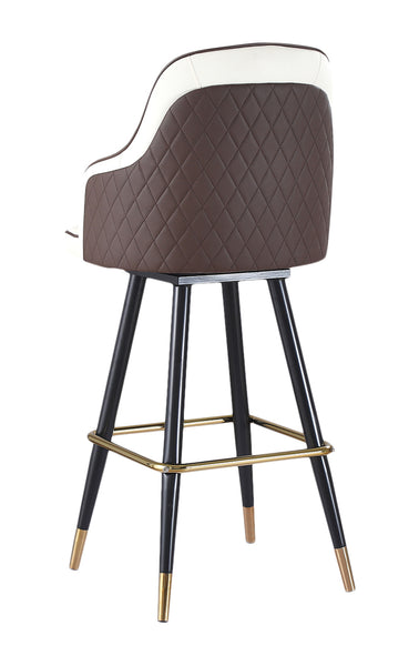 Upholstered Barstool #35-BS White