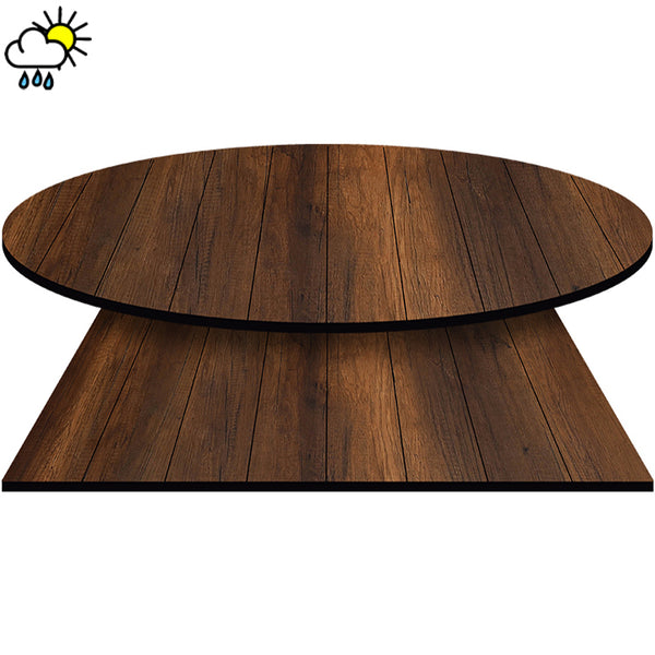 COMPCOR Quick Ship Indoor/Outdoor Table Tops – Knotty Oak