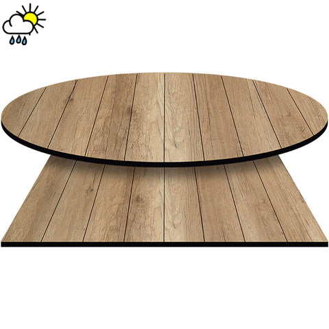 COMPCOR Quick Ship Indoor/Outdoor Table Tops – Vintage Oak