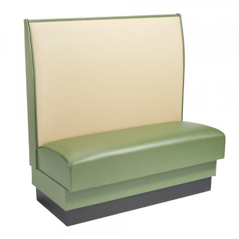 Fully Upholstered Booth with Full Plain Back  #GQS