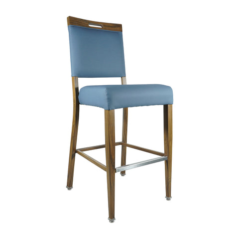 #842 Upholstered Metal Frame Barstool Available with many frame and upholstery colors