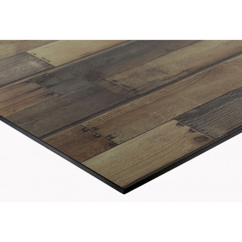 Outdoor / Indoor High Pressure Laminate Table Top in Driftwood