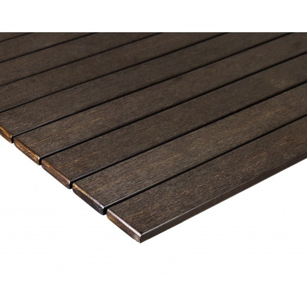 Outdoor/Indoor Synthetic Teak Style Table Tops - Brushed Brown