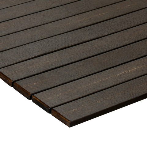 Outdoor/Indoor Synthetic Teak Style Table Tops - Brushed Brown