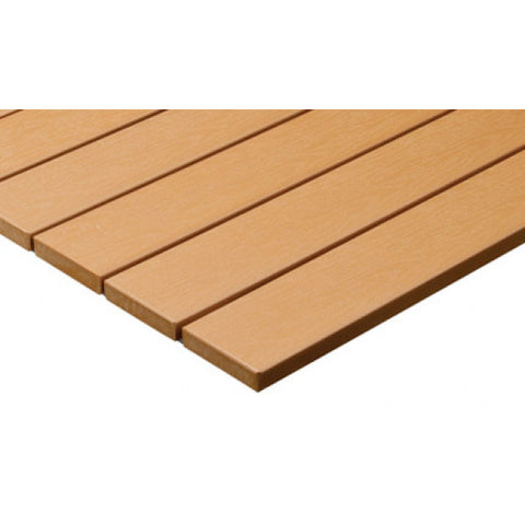 Outdoor/Indoor Synthetic Teak Style Table Tops - Tan