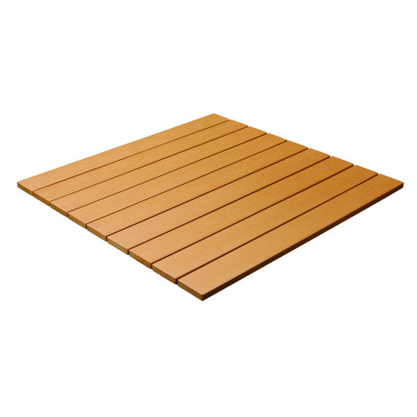 Outdoor/Indoor Synthetic Teak Style Table Tops - Tan