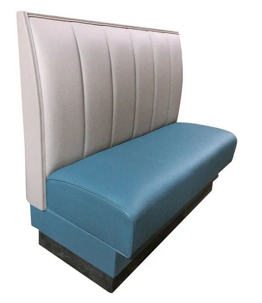 Fully Upholstered Booth with Vertical Channel Back  #GVS