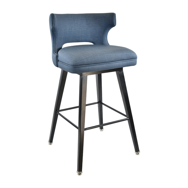 #3702 TSS Upholstered Metal Frame Barstool Available with many frame and upholstery colors