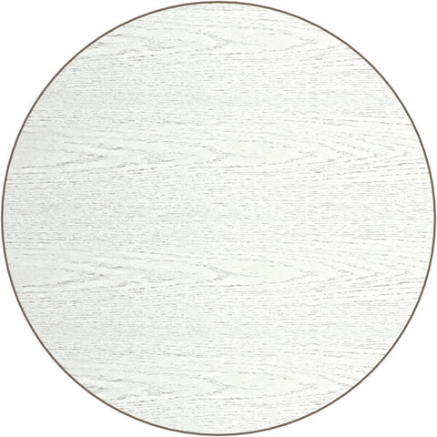 24" Round Laminate Table Tops with Vinyl Edge - Use White Birch or Ash Woodgrain Side